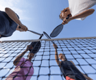 Meet with friends for pickleball