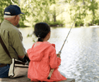 Fishing with grandpa as a hobby